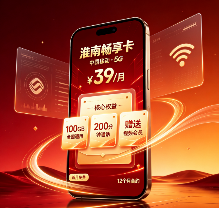 淮南畅享卡-中国移动5G套餐图片